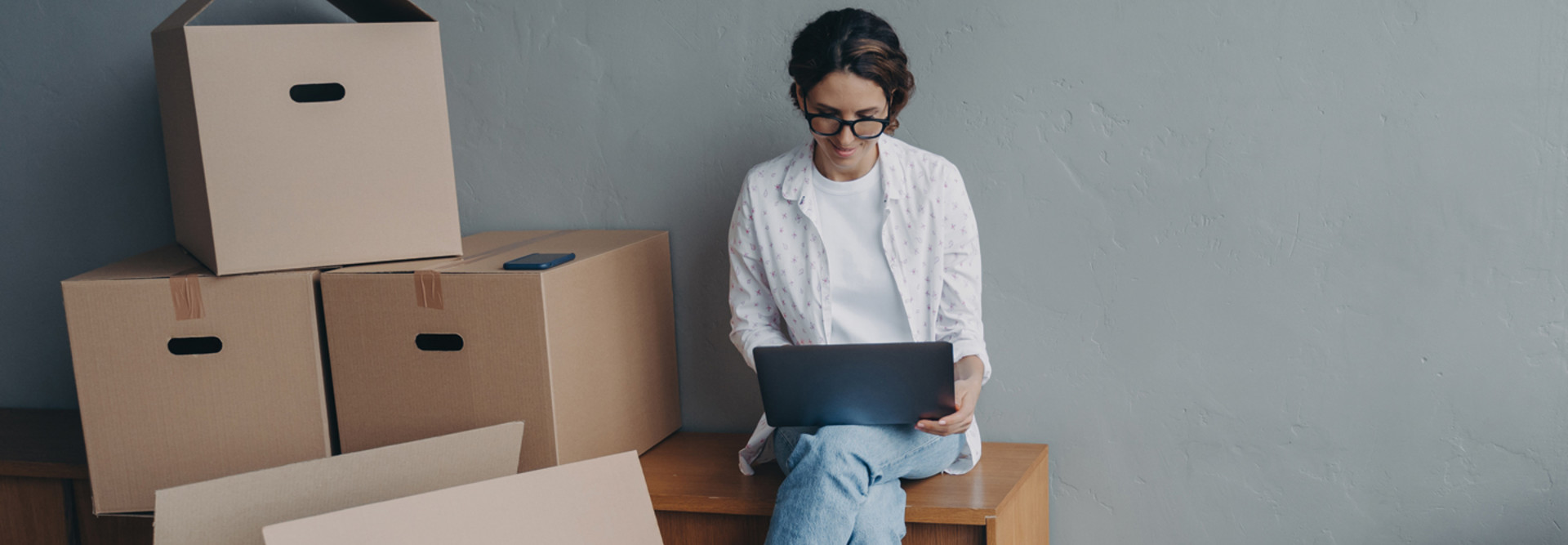 Person working remotely
