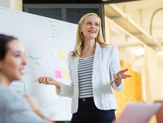 Woman teaching teachers